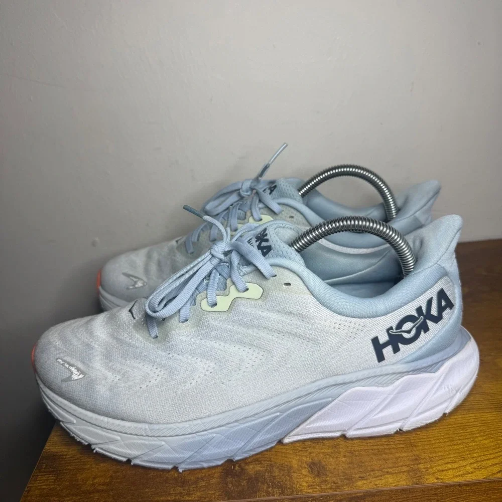 Hoka Arahi 6 Running Shoes Womens Size 10 Light Blue PABE 1123195